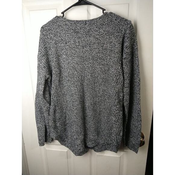 Design In History Woman XL Sweater Black Heathered Pullover Long Sleeves Casual - Picture 9 of 9